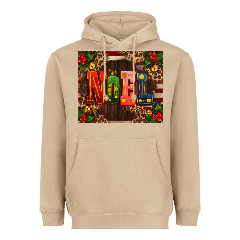 Noel Mistletoe Christmas Heavyweight Hoodie by AdoDesignShop | Teevron