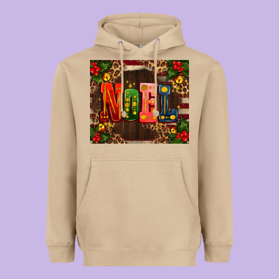 Noel Mistletoe Christmas Heavyweight Hoodie Designed By Adodesignshop