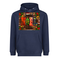 Navy noel mistletoe Christmas Heavyweight Hoodie - AdoDesignShop