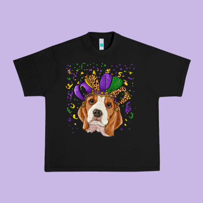 Urban Heavy Tee Mardi gras beagle