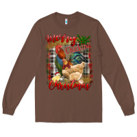 Chestnut merry cluckin' christmas Long Sleeve Tee - RanaPortraitStore