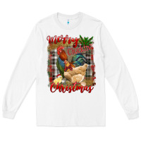White merry cluckin' christmas Long Sleeve Tee - RanaPortraitStore
