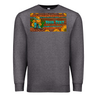 Charcoal Heather preview custom cowboy boots sunflowers and cactus license plate Premium Sweatshirt - Artiststas