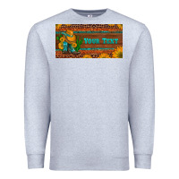 Heather Grey preview custom cowboy boots sunflowers and cactus license plate Premium Sweatshirt - Artiststas