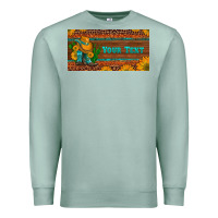 Seafoam preview custom cowboy boots sunflowers and cactus license plate Premium Sweatshirt - Artiststas