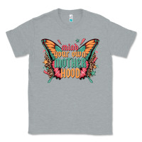 Heather Grey mind your own motherhood Classic Tee - Zillion Design Studio