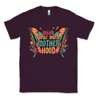 Plum mind your own motherhood Classic Tee - Zillion Design Studio