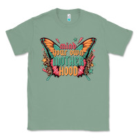 Sage mind your own motherhood Classic Tee - Zillion Design Studio