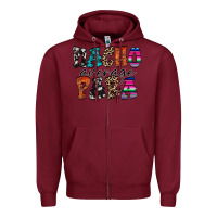 Burgundy nacho para Zipper Hoodie - RacoonDesign