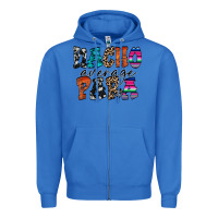True Royal nacho para Zipper Hoodie - RacoonDesign