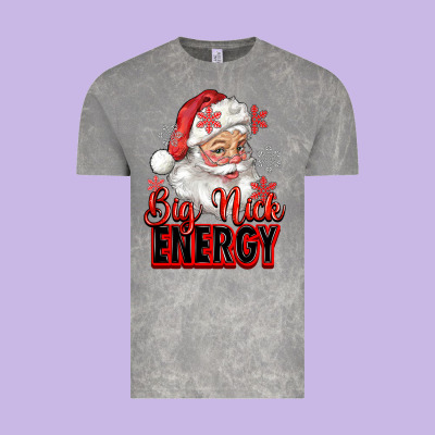 Vintage Tee big nick energy santa claus