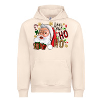 Sandshell Santa Ho Ho Ho With Gift Box Urban Hoodie - BundleAndBundleShop