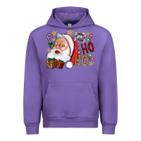 Tulip Santa Ho Ho Ho With Gift Box Urban Hoodie - BundleAndBundleShop