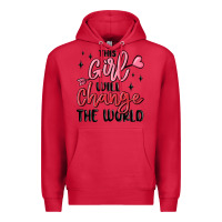 Cardinal this girl will change the world Premium Hoodie - MaliasSmallBusiness