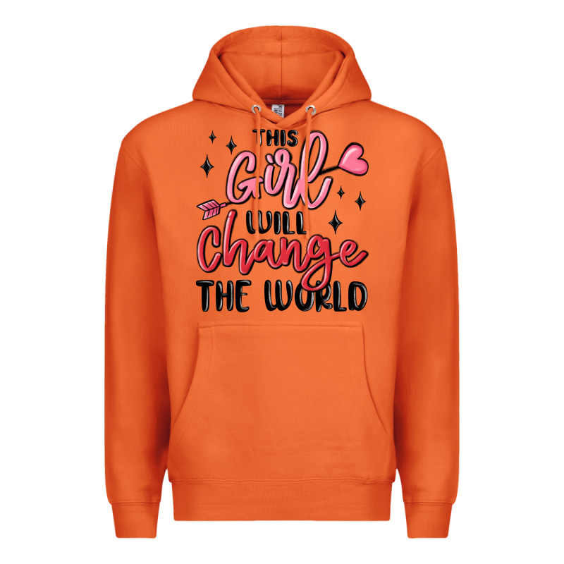 This Girl Will Change The World Premium Hoodie by MaliasSmallBusiness | Teevron