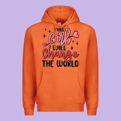This Girl Will Change The World Premium Hoodie Designed By Maliassmallbusiness