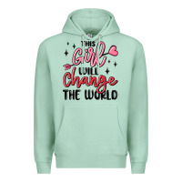 Seafoam this girl will change the world Premium Hoodie - MaliasSmallBusiness