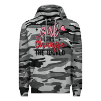 Slate Camo this girl will change the world Premium Hoodie - MaliasSmallBusiness