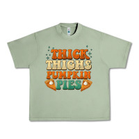 Oil Green thick thighs pumpkin pies Urban Heavy Tee - BarkalooDesign