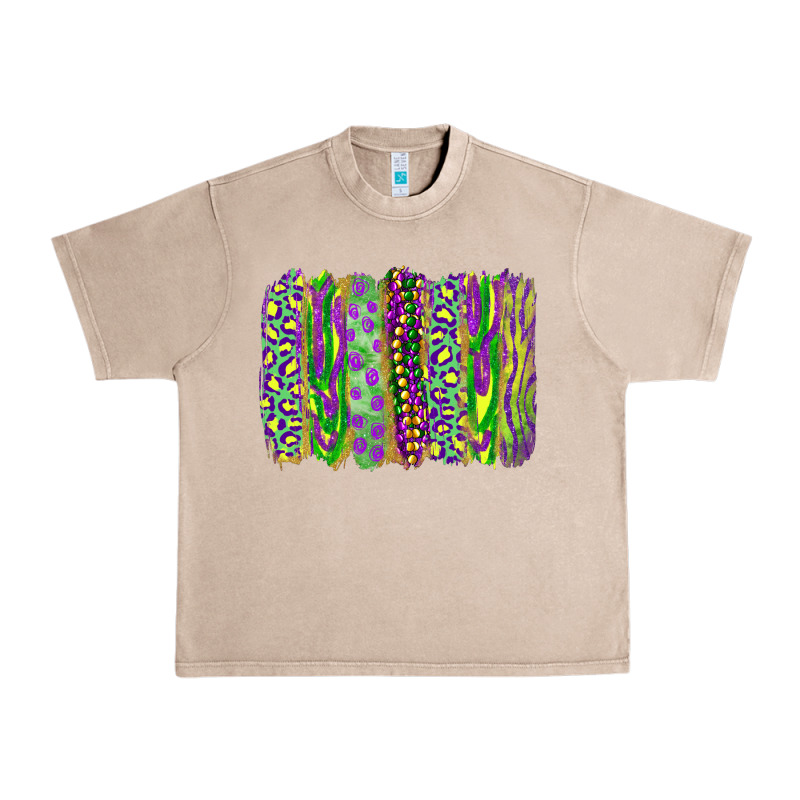 Mardi Gras Brush Stroke Urban Heavy Tee by RanaPortraitStore | Teevron