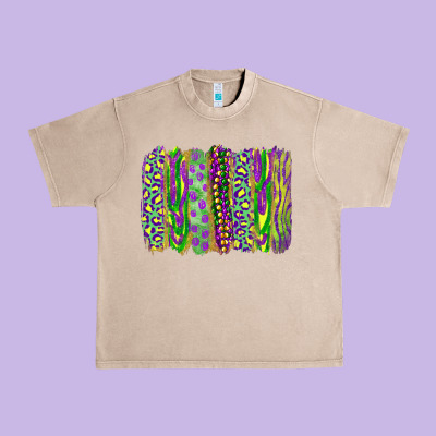 Urban Heavy Tee Mardi gras brush stroke