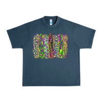 Midnight Navy Mardi gras brush stroke Urban Heavy Tee - RanaPortraitStore