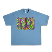 Pebble Blue Mardi gras brush stroke Urban Heavy Tee - RanaPortraitStore