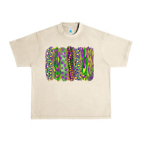 Sandshell Mardi gras brush stroke Urban Heavy Tee - RanaPortraitStore