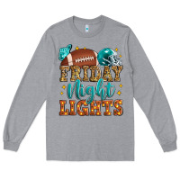 Heather Grey friday night lights american football Long Sleeve Tee - Zillion Design Studio