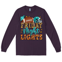 Plum friday night lights american football Long Sleeve Tee - Zillion Design Studio