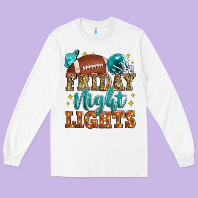 Friday Night Lights American Football Long Sleeve Tee Designed By Zillion Design Studio