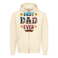 Sandshell best dad ever Zipper Hoodie - HRA Design Shop