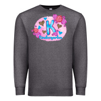 Charcoal Heather back to school flowers kindergarten 3200x2400 Premium Sweatshirt - AdoDesignShop