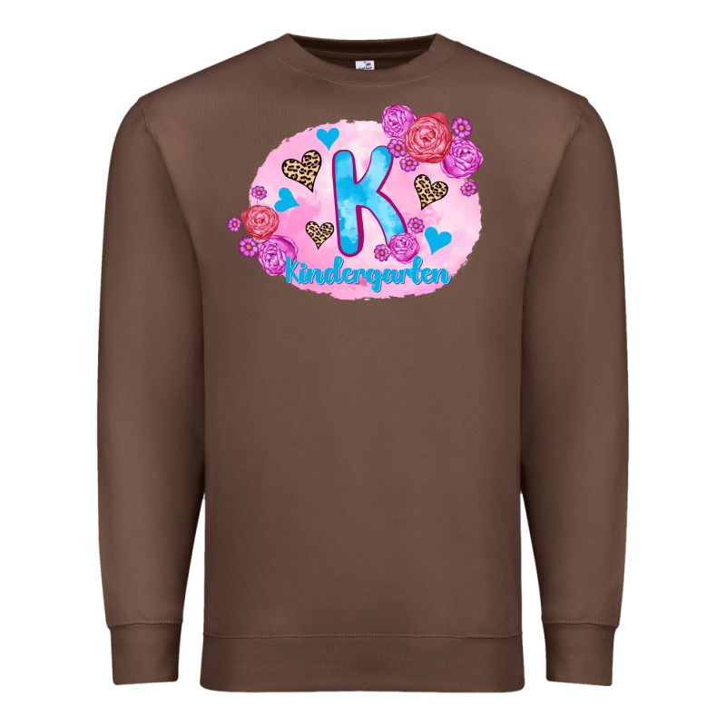 Back To School Flowers Kindergarten 3200x2400 Premium Sweatshirt by AdoDesignShop | Teevron