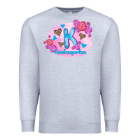 Heather Grey back to school flowers kindergarten 3200x2400 Premium Sweatshirt - AdoDesignShop
