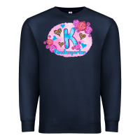 Navy back to school flowers kindergarten 3200x2400 Premium Sweatshirt - AdoDesignShop