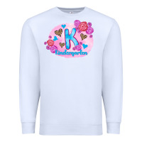 White back to school flowers kindergarten 3200x2400 Premium Sweatshirt - AdoDesignShop