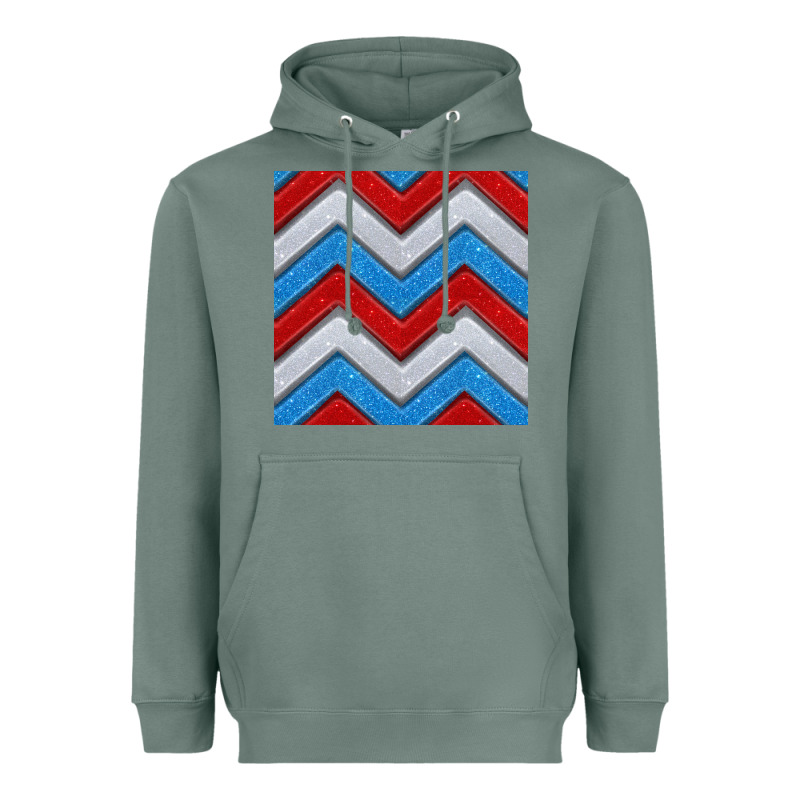 Glitter 4th Of July Seamless Pattern Heavyweight Hoodie by BundleAndBundleShop | Teevron