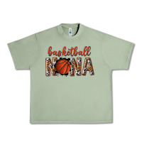 Oil Green basketball nana with leopard Urban Heavy Tee - texasbilliewilder