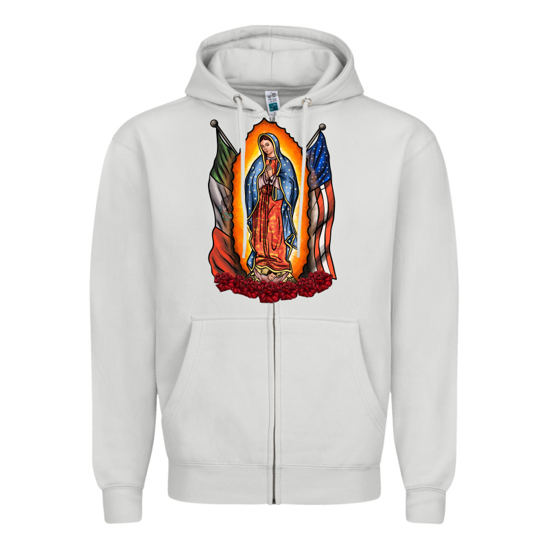 Our Lady Zipper Hoodie by RacoonDesign | Teevron