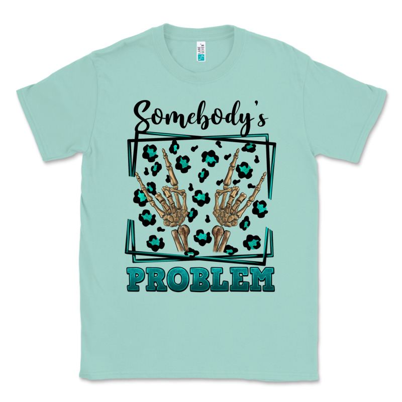 Somebody's Problem Hand Skeleton Classic Tee by FaDigitalArtStudio | Teevron