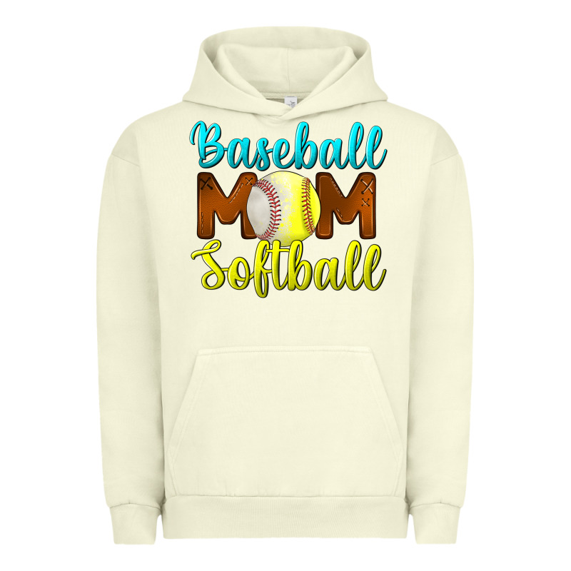 Baseball Mom Softball Urban Hoodie by BundleAndBundleShop | Teevron