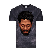 Cloud Black bearded black man portrait Vintage Tee - texasbilliewilder