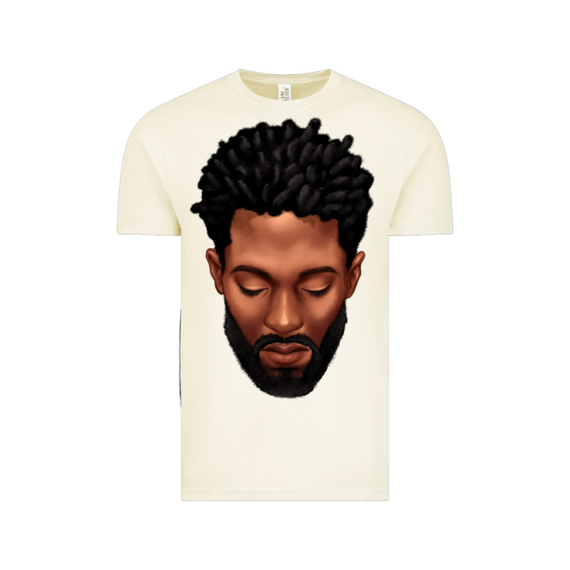 Bearded Black Man Portrait Vintage Tee by texasbilliewilder | Teevron
