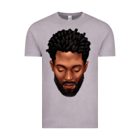 Vintage Zinc bearded black man portrait Vintage Tee - texasbilliewilder