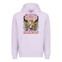 Lilac she kinda buck wild with bull skull Premium Hoodie - NancyCooperArtShop