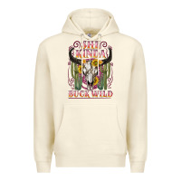 Sandshell she kinda buck wild with bull skull Premium Hoodie - NancyCooperArtShop
