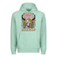 Seafoam she kinda buck wild with bull skull Premium Hoodie - NancyCooperArtShop