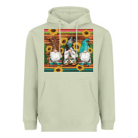 Matcha western gnomes cactus sunflowers serape wooden leopard gemstone Heavyweight Hoodie - Artiststas