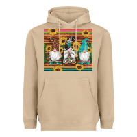 Mushroom western gnomes cactus sunflowers serape wooden leopard gemstone Heavyweight Hoodie - Artiststas